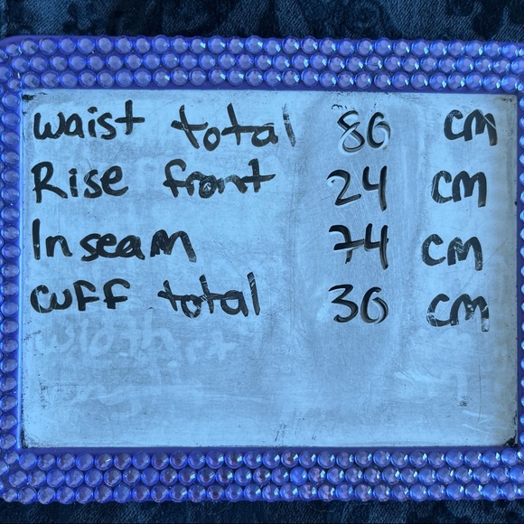 Chaps Velvet details Floral Skinny Jeans Bottoms Pants Size 8 - Picture 7 of 7